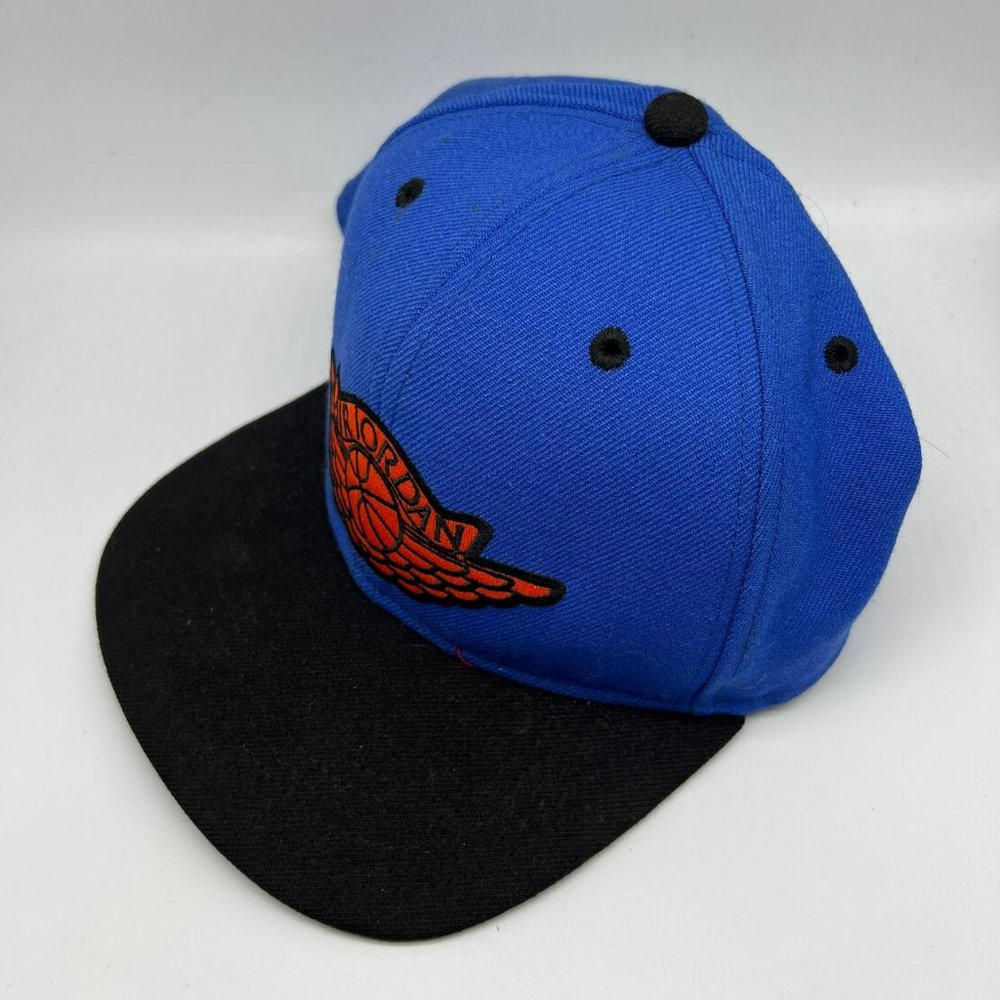Air Jordan Wings Royal Blue Jumpman Hat Snapback Cap